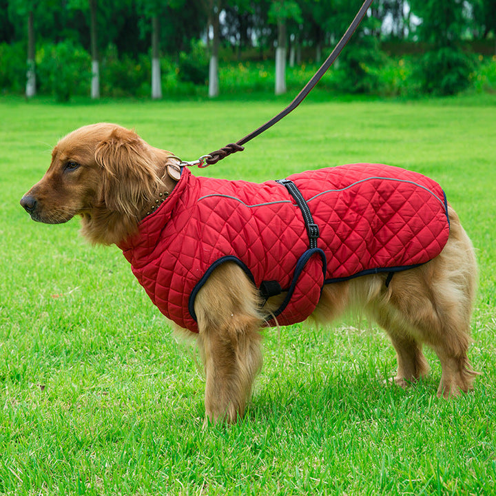 Keep Your Furry Friend Cozy with Our Pet Adjustable Warm Cotton Jacket